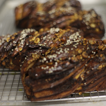 Load image into Gallery viewer, Babka Loaf - Dark Chocolate & Hazelnuts