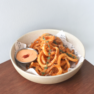 [H] * FAV* Classic Curly Fries w B&B House-made Sauce