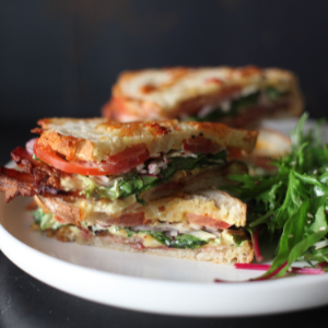 [EC] Classic BLT On Rustic Whole-wheat Toast (WEEKDAYS ONLY)
